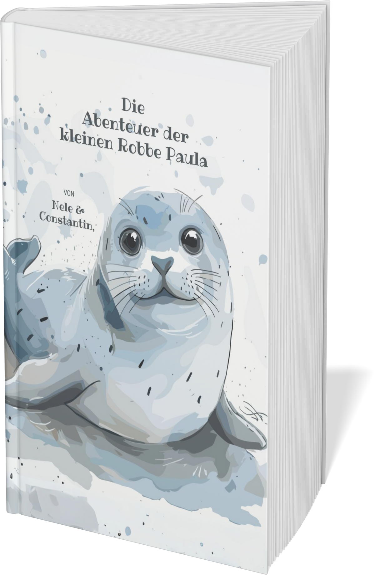 Cover personalisiertes Kinderbuch mit Namen – Die kleine Robbe von NEMA Books