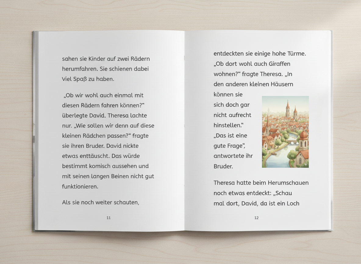 Die kleine Giraffe - Personalisiertes Kinderbuch (gebundenes Buch)