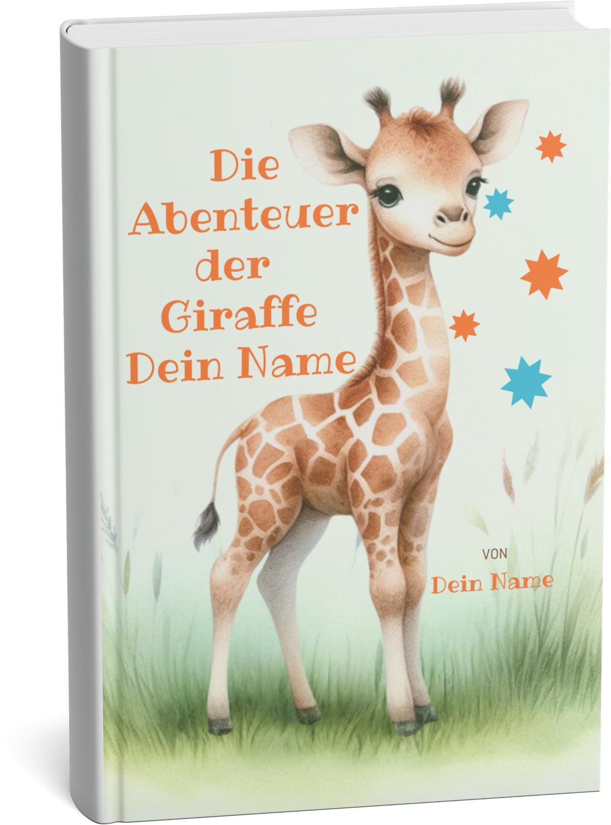 Personalisiertes Kinderbuch Die kleine Giraffe mit Namen – NEMA Books