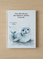 Personalisiertes Kinderbuch Die kleine Robbe Hardcover mit Namen – NEMA Books