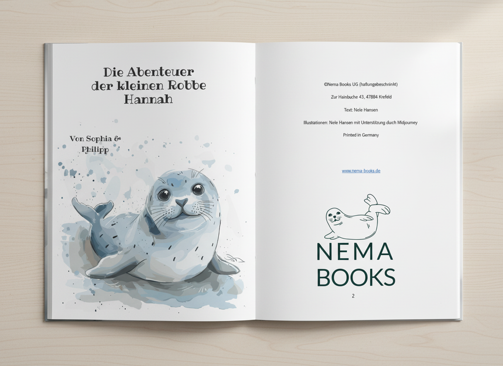 Die kleine Robbe - Personalisiertes Kinderbuch (Taschenbuch - Softcover)
