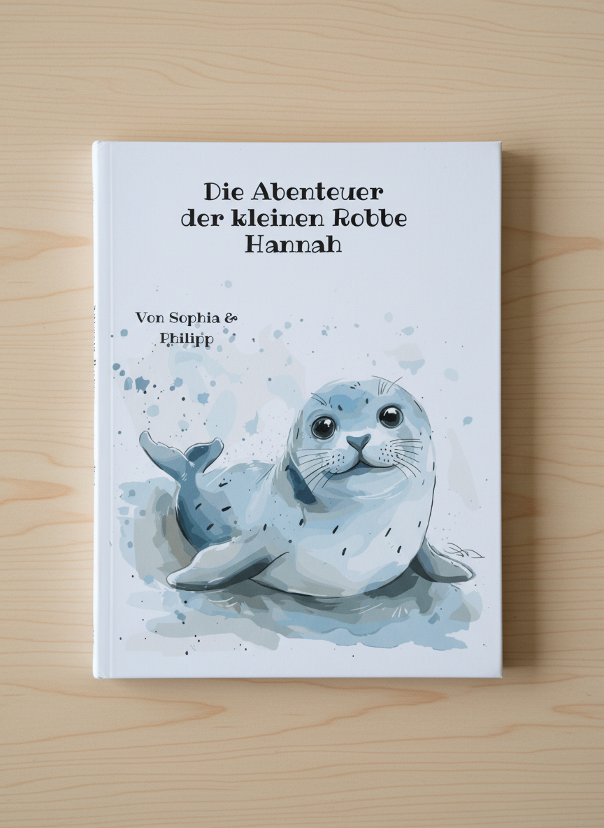 Die kleine Robbe - Personalisiertes Kinderbuch (Taschenbuch - Softcover)